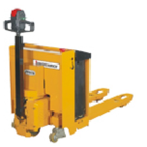 Electric pedestrian operated pallet truck